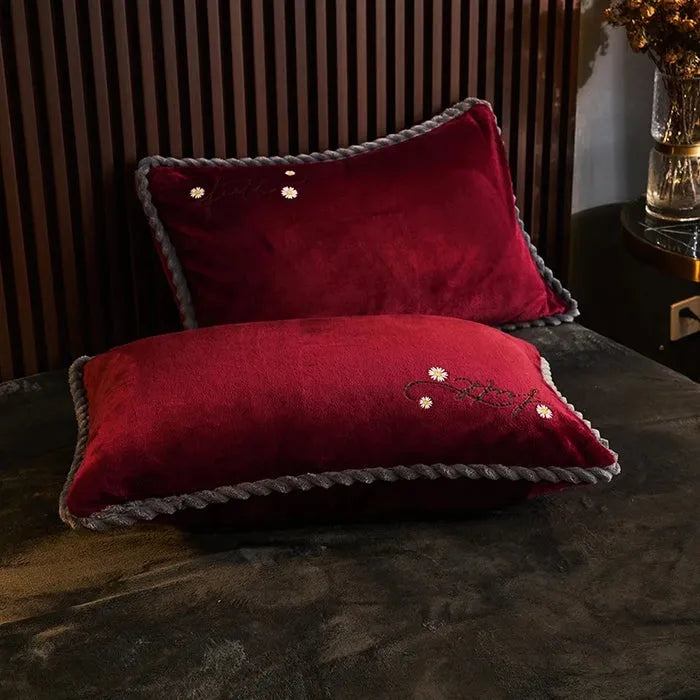 Capa de Edredom de Veludo