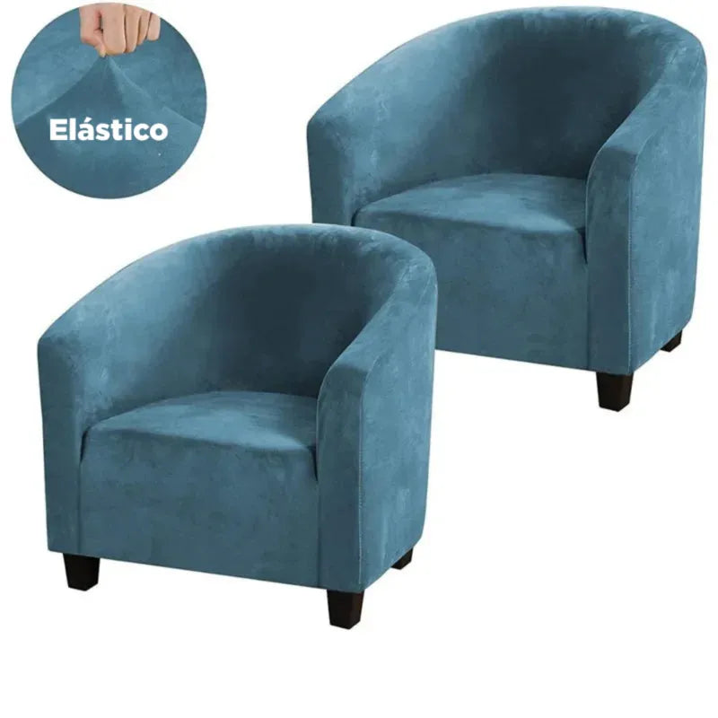 Capa de Poltrona de Veludo
