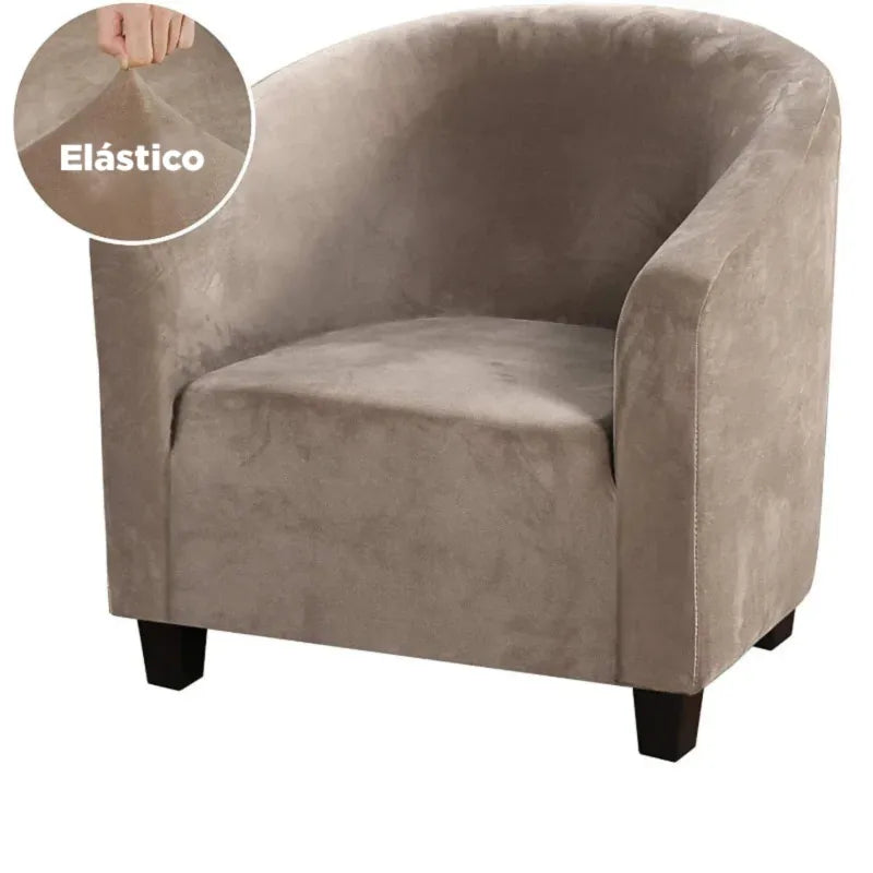 Capa de Poltrona de Veludo