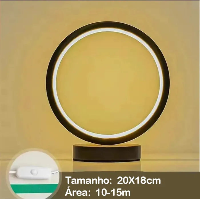 Luminária Circular Regulável de Led