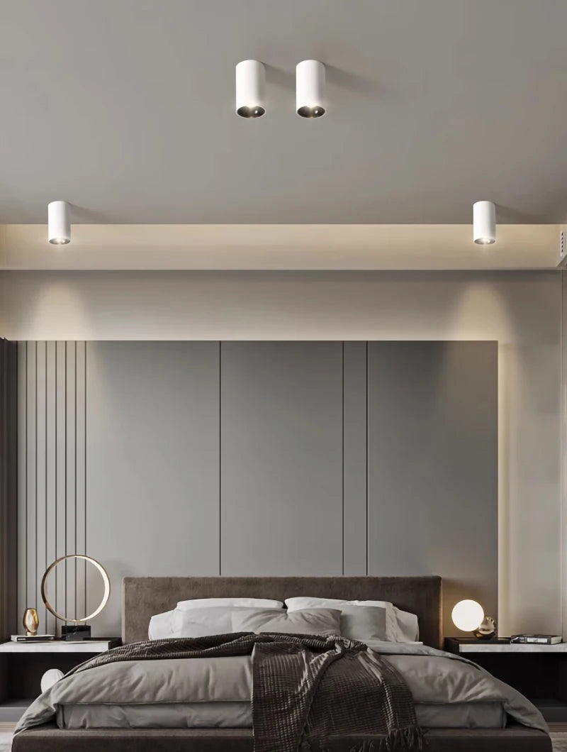 Luminária Redonda de Teto Branca