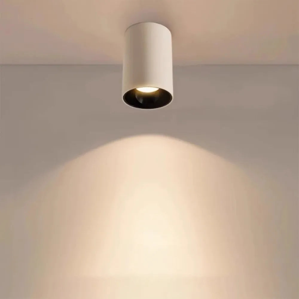 Luminária Redonda de Teto Branca