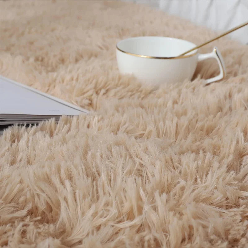 Tapete de Pelúcia Antiderrapante
