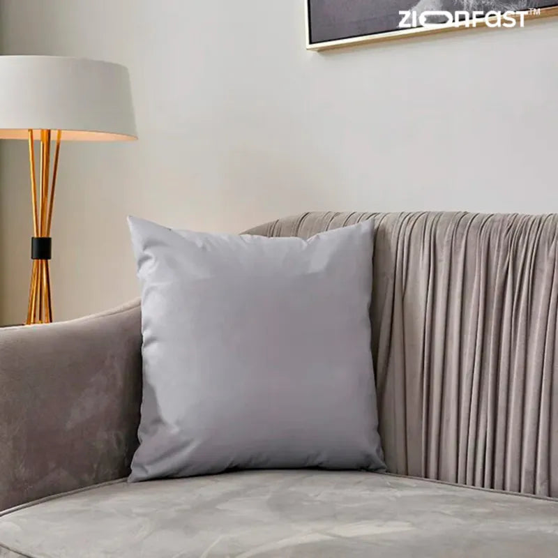 Capa de Almofada de Couro Impermeável