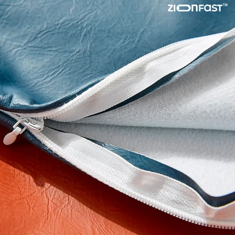 Capa de Almofada de Couro Impermeável