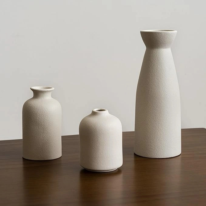 Conjunto 3 Vasos de Cerâmica