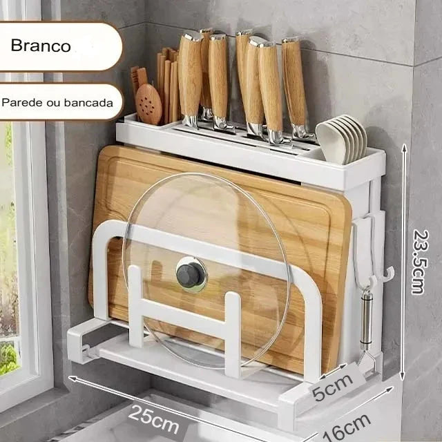 Escorredor de Louça Porta Talheres e Facas