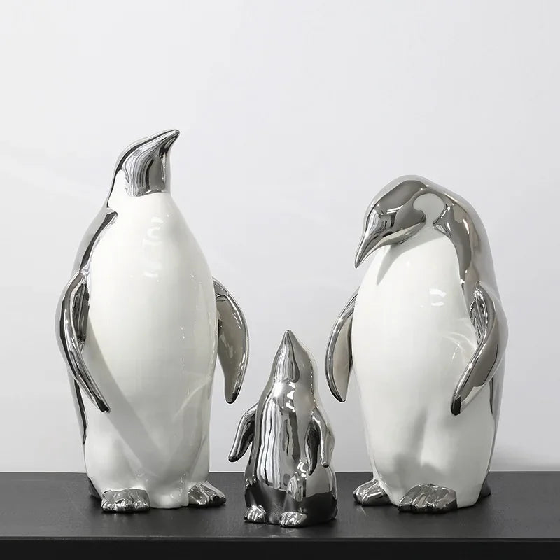 Escultura de Pinguim