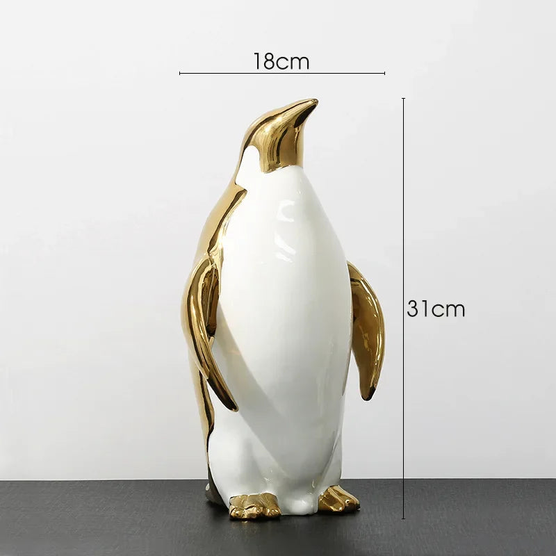 Escultura de Pinguim