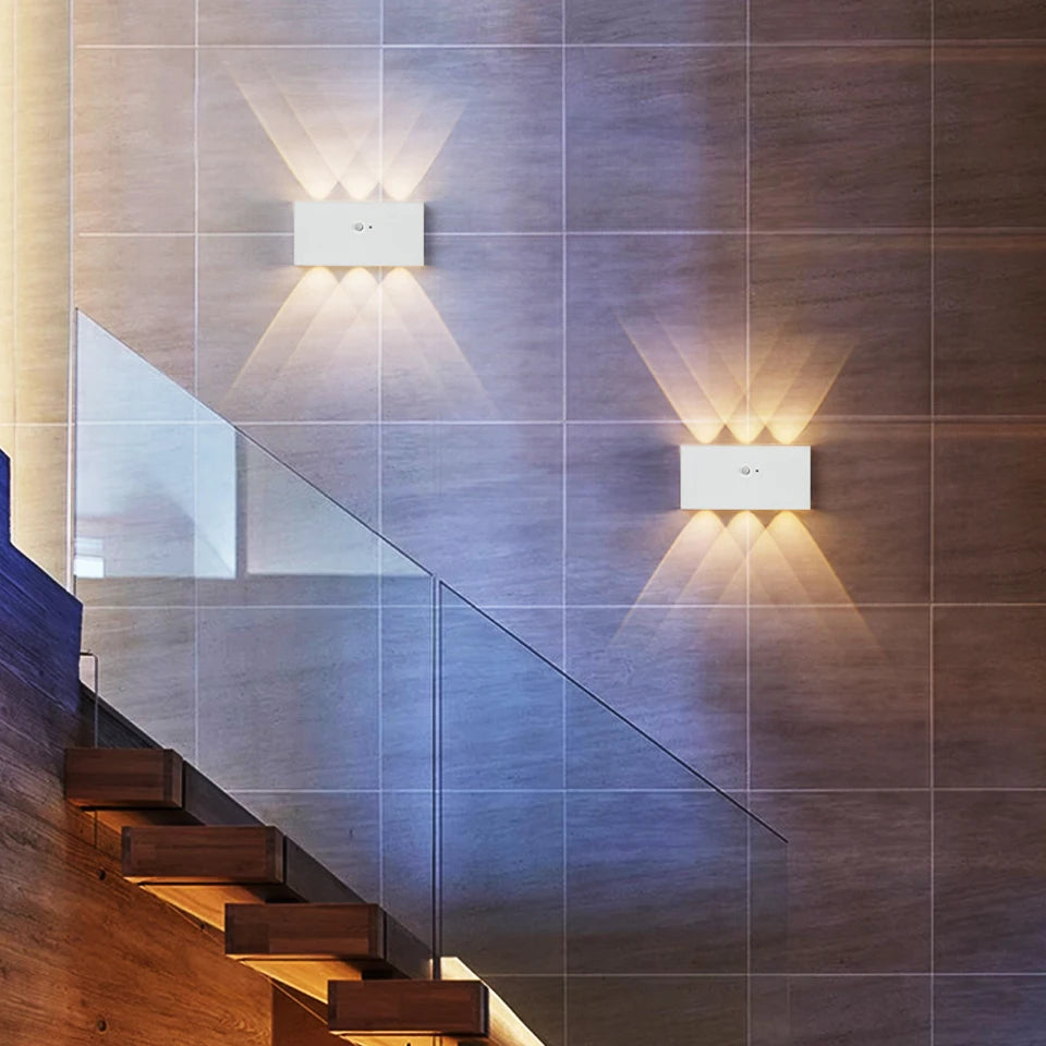 Luminária Arandela com Sensor de Movimento Branco