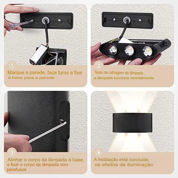 Luminária Arandela Impermeável