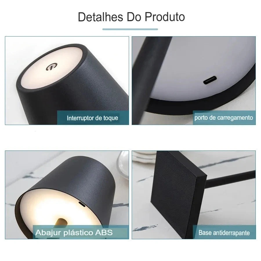 Luminária de Mesa de Led