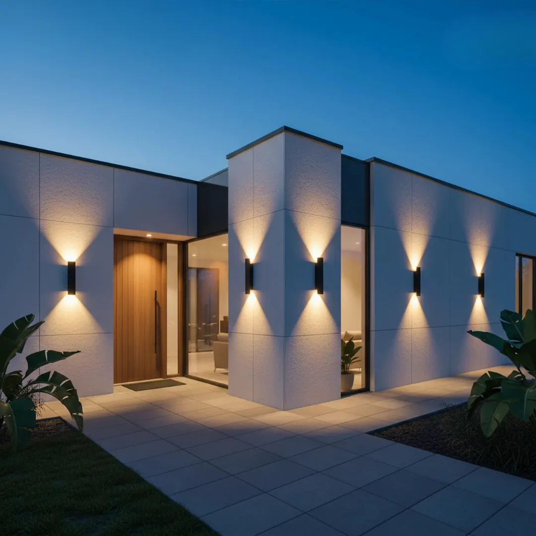 Luminária para area externa