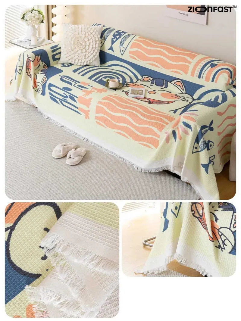 Manta para Sofá Chenile