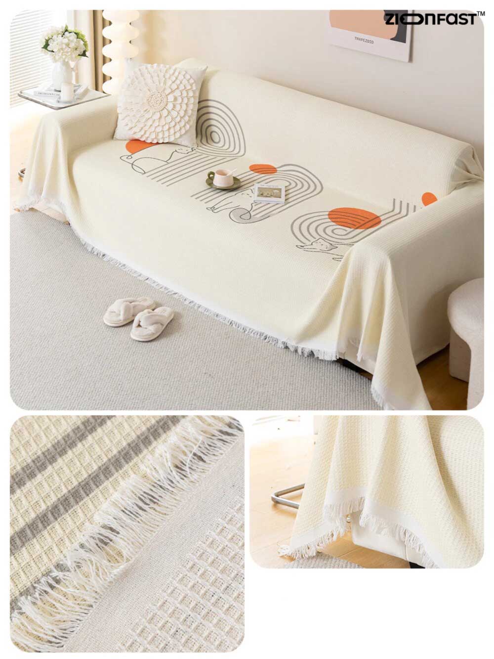 Manta para Sofá Chenile