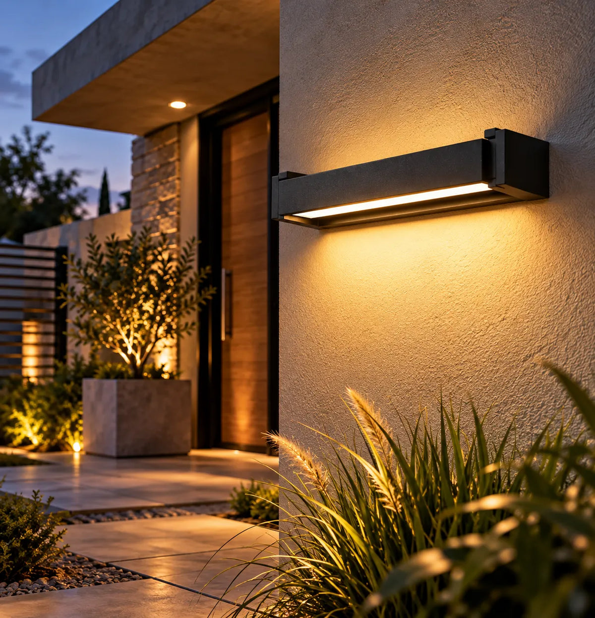 Aplique LED Exterior Lineal Giratorio IP65