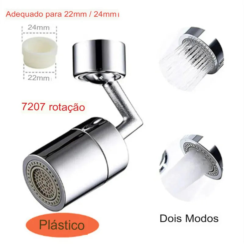 Adaptador de Torneira Universal Rotativa