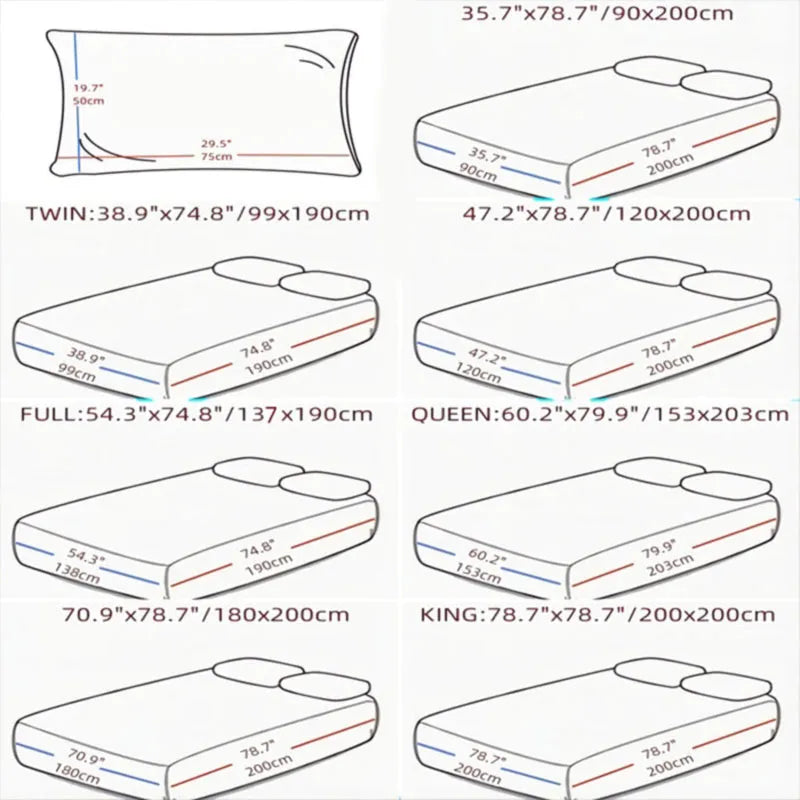 Conjunto de Cama de Cetim - Zion™