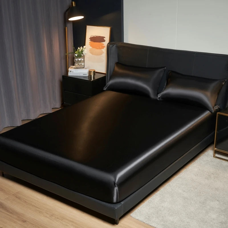 Conjunto de Cama de Cetim 
