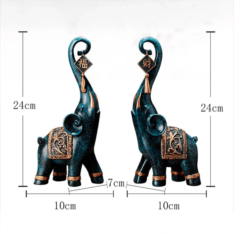 Estátua Nórdica de Elefante de Luxo - Zion™