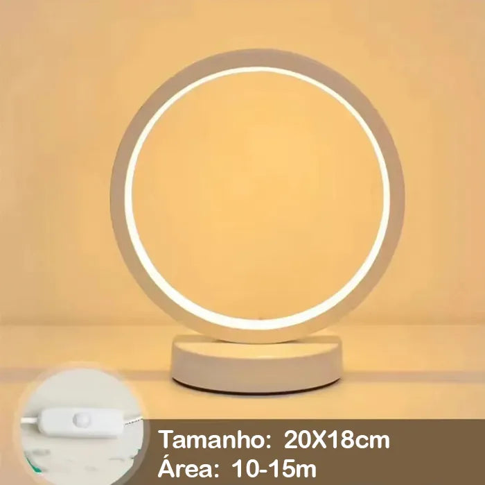 Luminária Circular Regulável de Led 