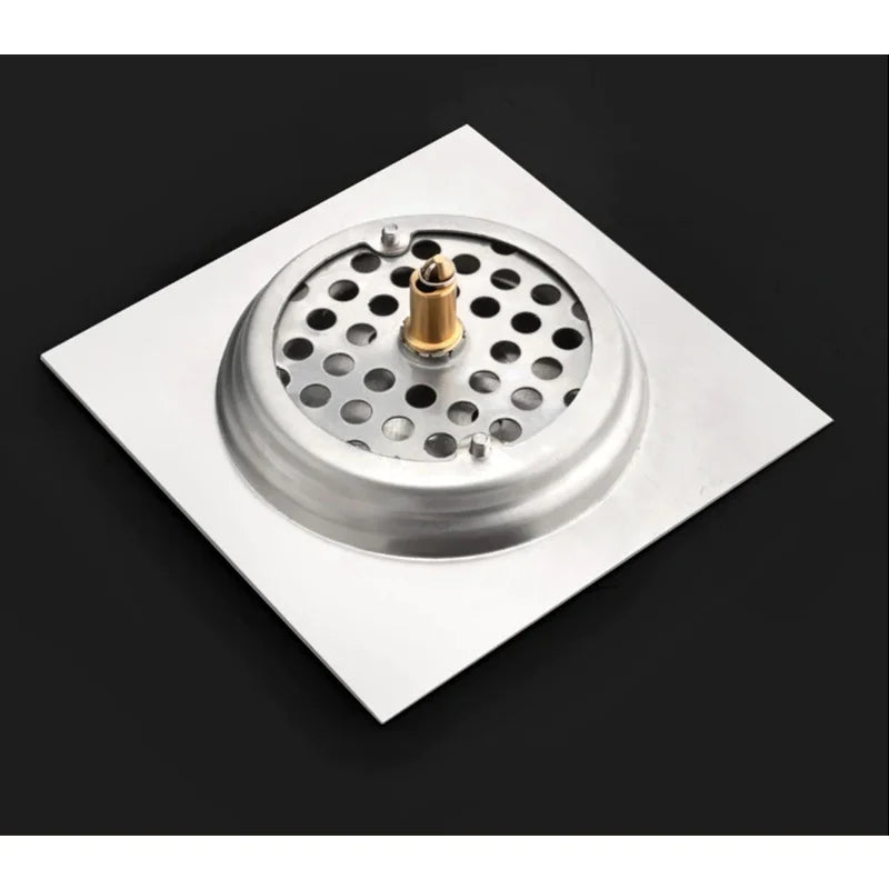 Ralo de Banheiro Auto Click de Inox