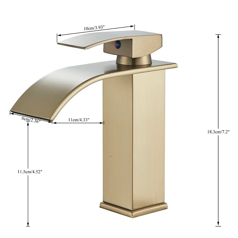 Torneira de Inox Dourado