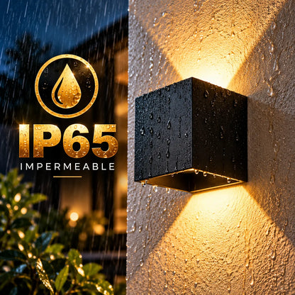 Aplique LED Cubo Moderno IP65