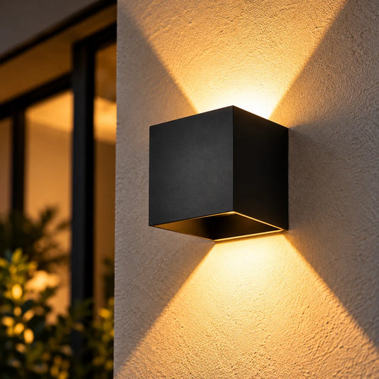 Aplique LED Cubo Moderno IP65