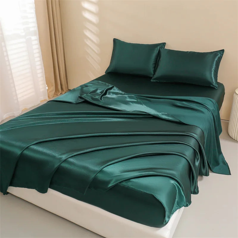 Conjunto de Lençóis de Cetim
