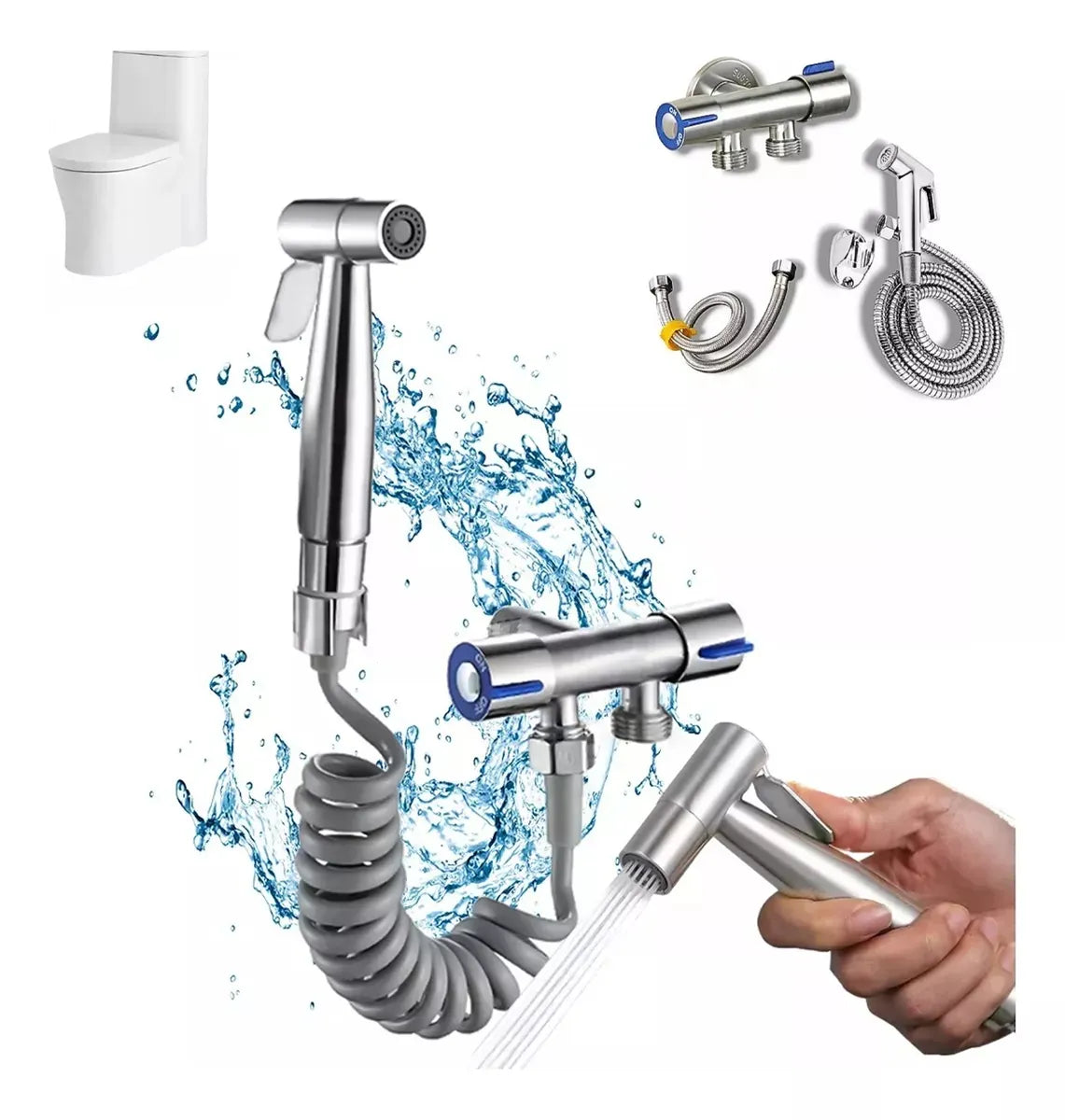 Ducha Higênica de Inox 
