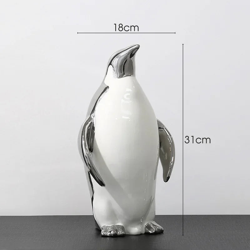 Escultura de Pinguim