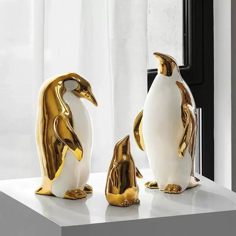 Escultura de Pinguim