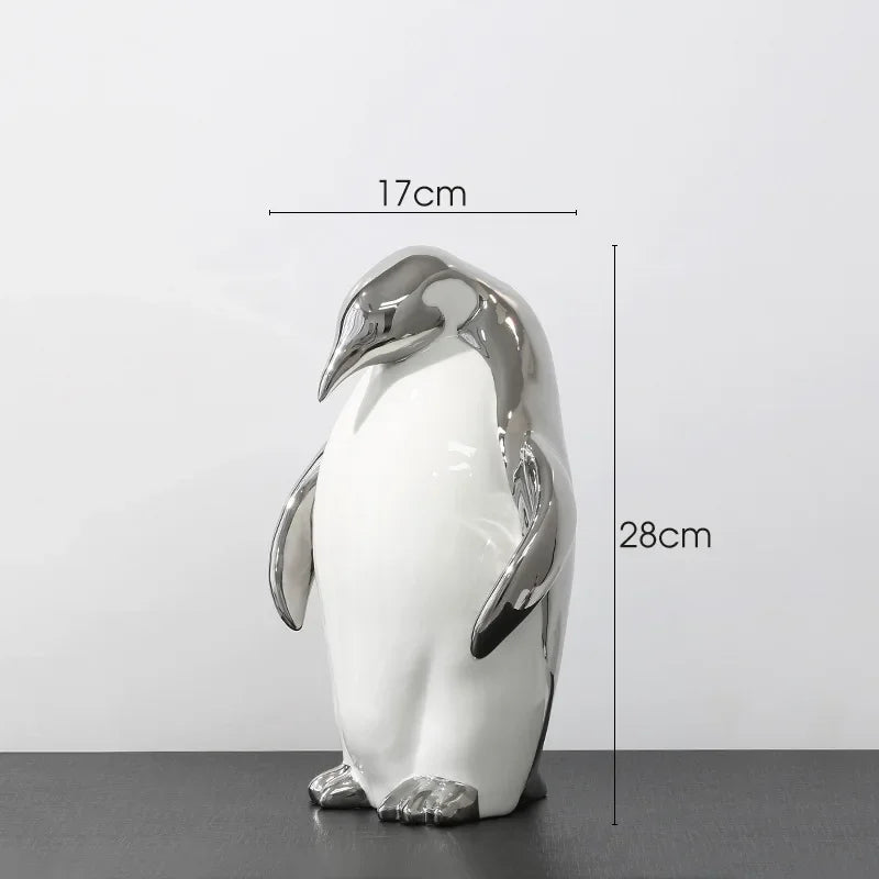 Escultura de Pinguim