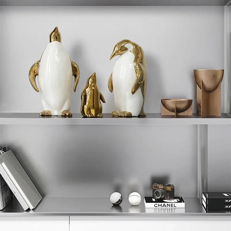 Escultura de Pinguim