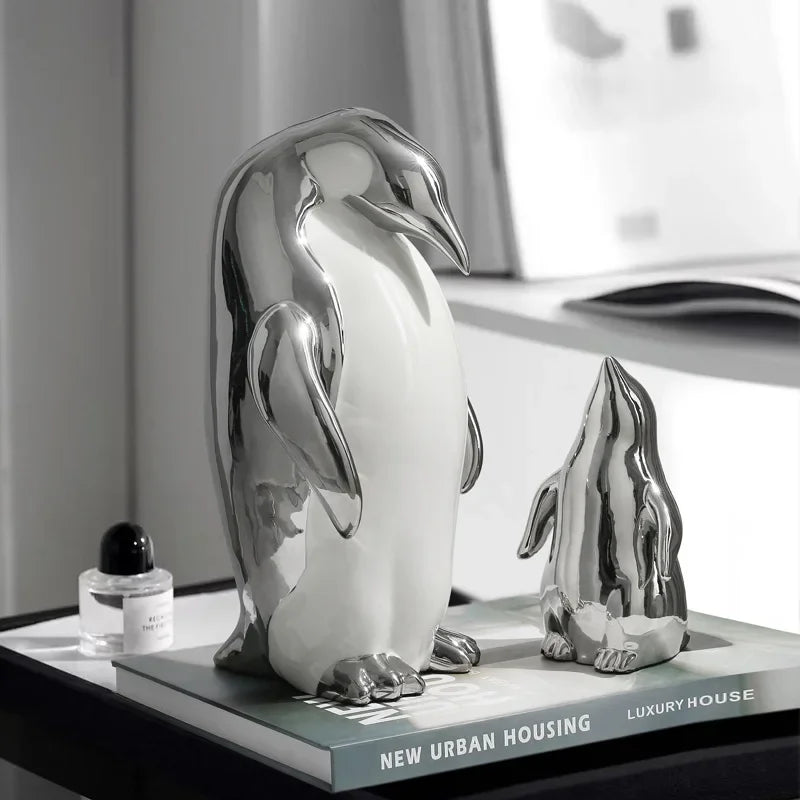 Escultura de Pinguim