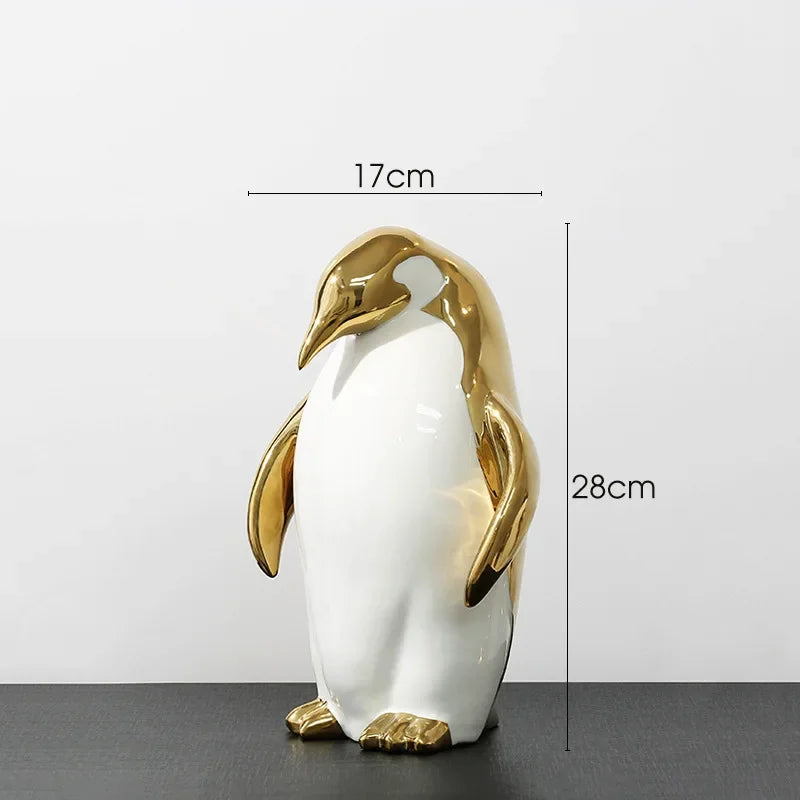 Escultura de Pinguim