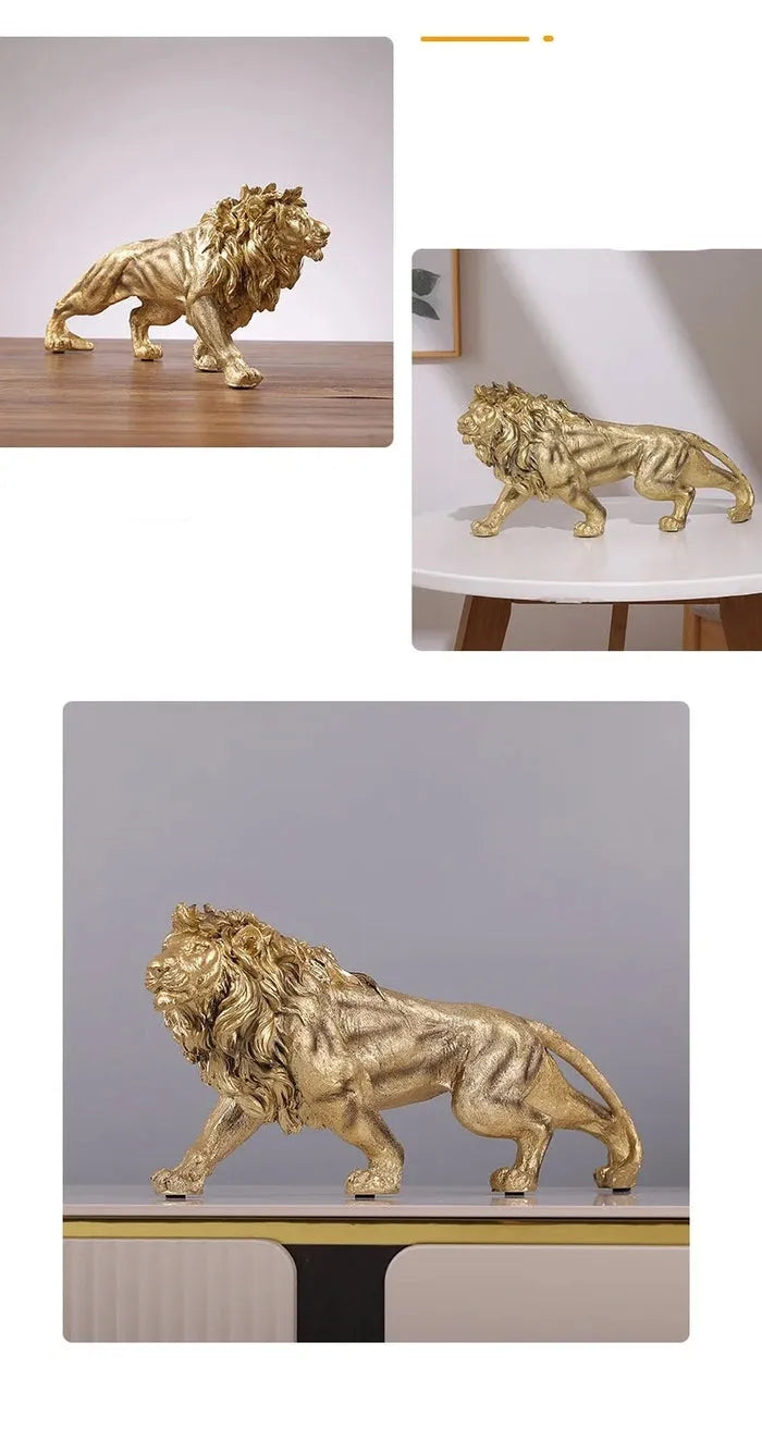 Estátua de Leão Dourado