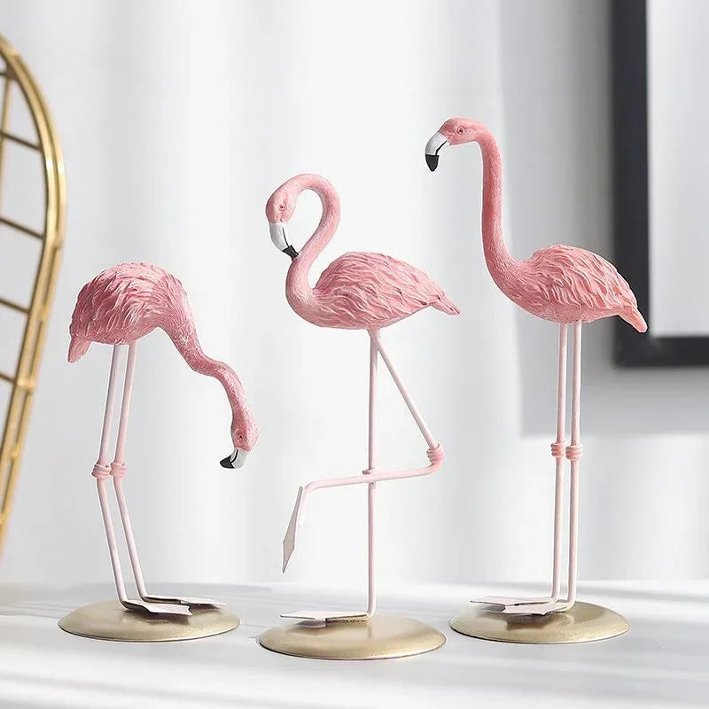 Estátua Decorativa Flamingo - Zion™