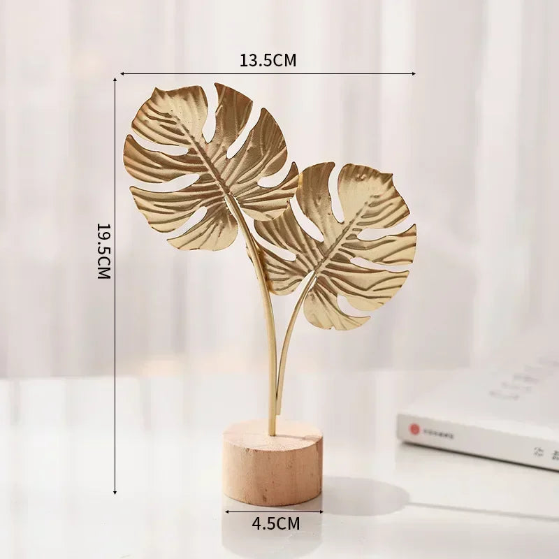 Decoração Folha de Ginkgo Estilo Nórdico - Zion™