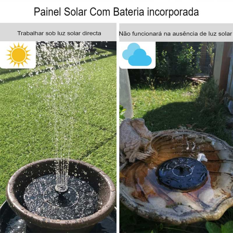 Mini Fonte para Passáros com Painel Solar - Zion™