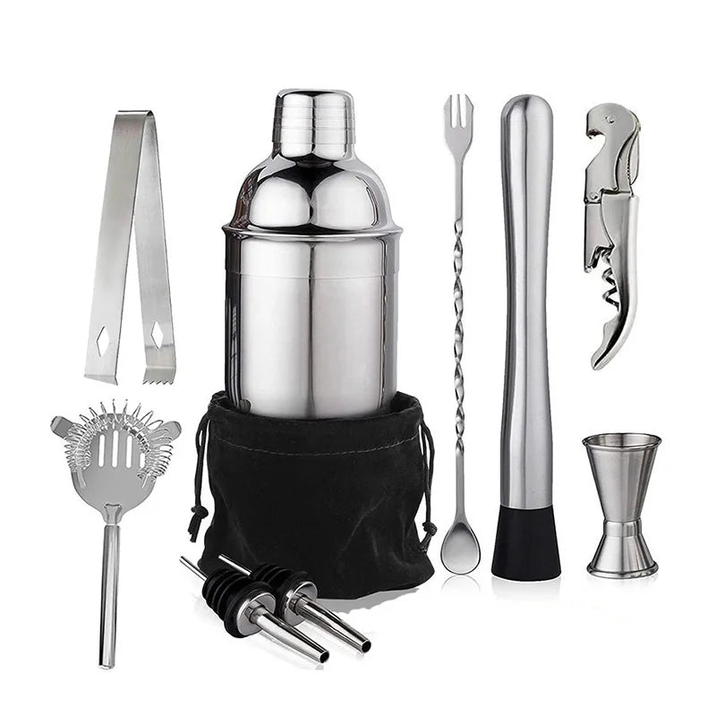Kit Coqueteleira de Aço Inoxidável
l