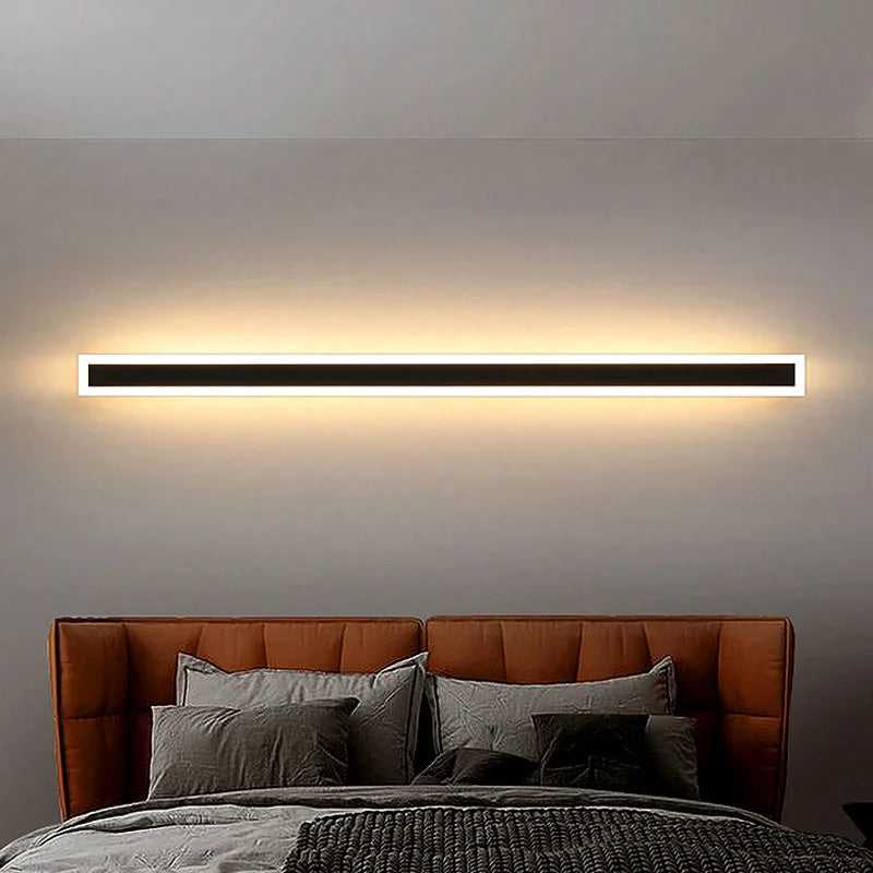 Luminária de Parede de Led para área Externa Preta