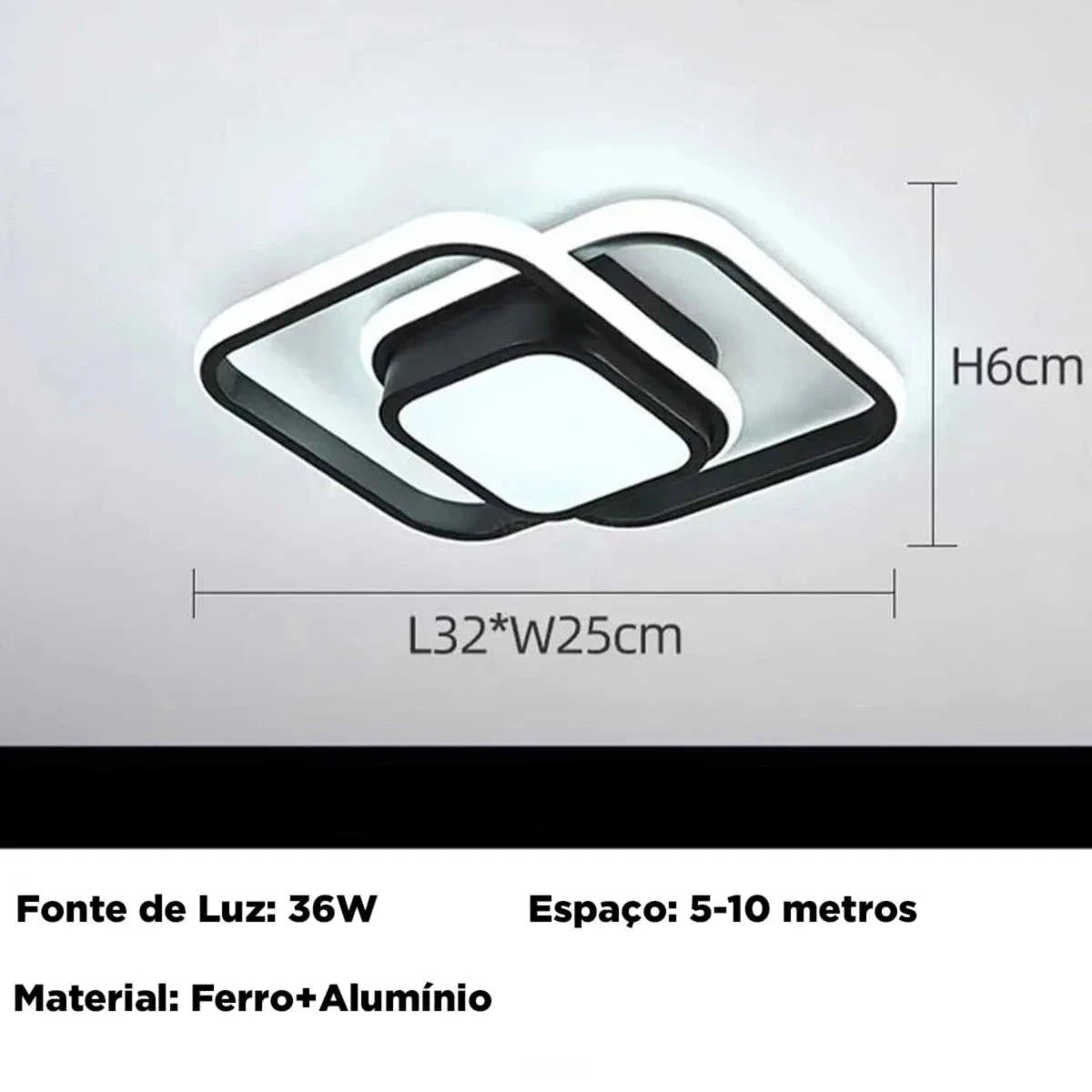Luminária de Teto de Led