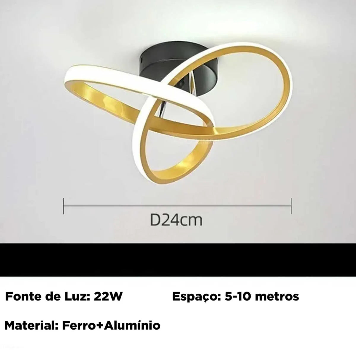 Luminária de Teto de Led