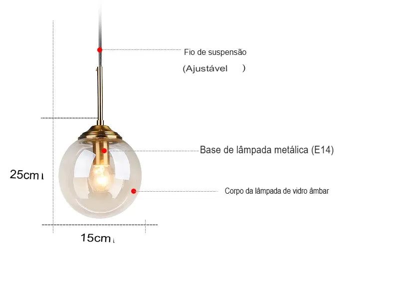 Luminária  Pendente