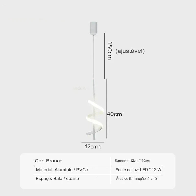 Luminária Pendente de Led 