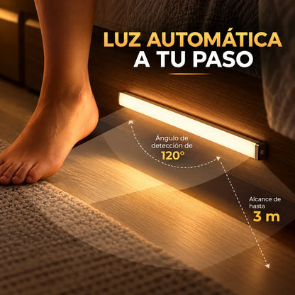 Luz LED Magnética Recargable con Sensor de Movimiento