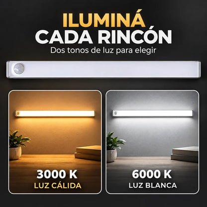 Luz LED Magnética Recargable con Sensor de Movimiento