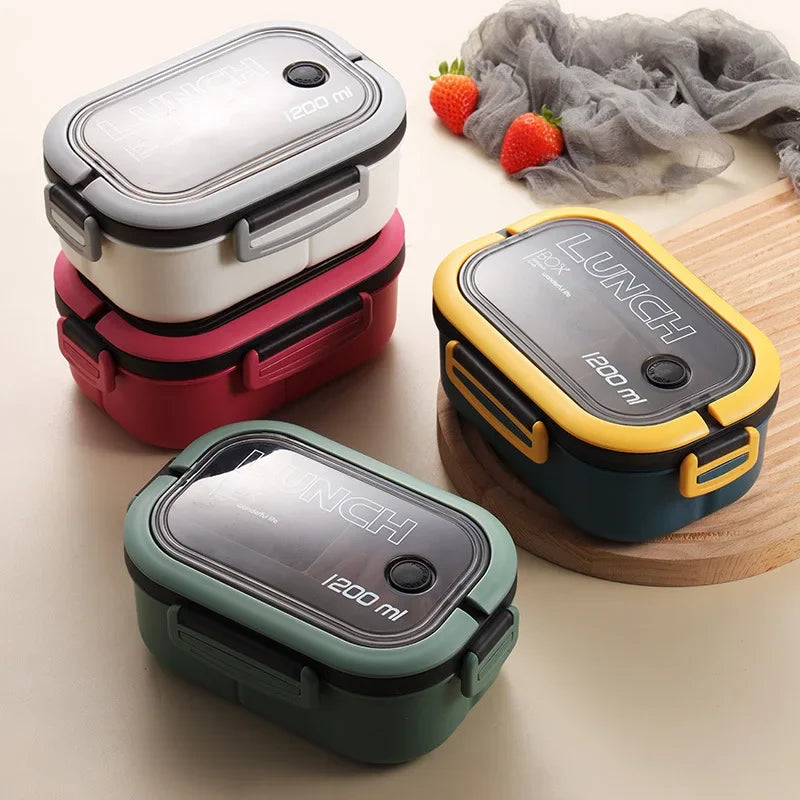 Marmita Térmica de Inox Lunch Box 